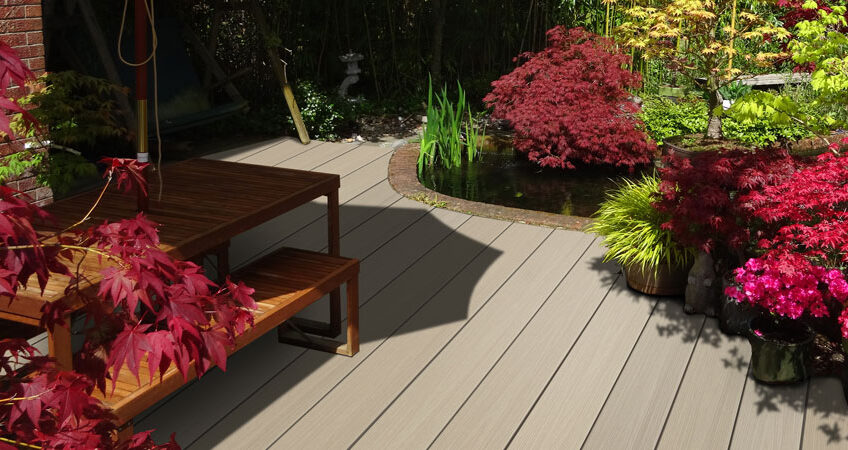 Composite Prime decking boards at Linnell Bros