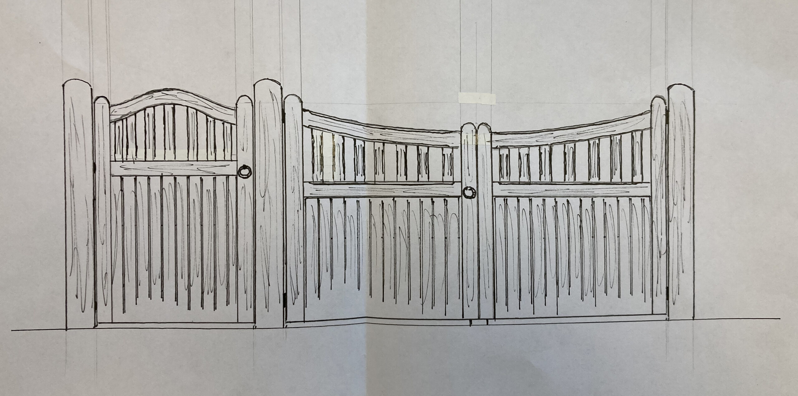 Linnell Bros Bespoke Gate Drawing