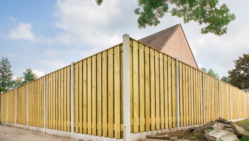 Timber stacks in a storage facility