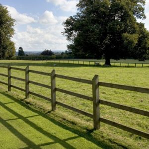Post and rail fencing available at Linnell Bros
