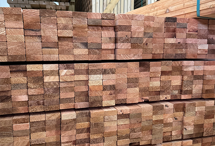 Cedar Batten - 1.83m x 44mm x 18mm