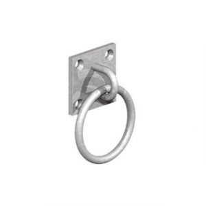 Ring on Plate 2” x 2” Galvanised