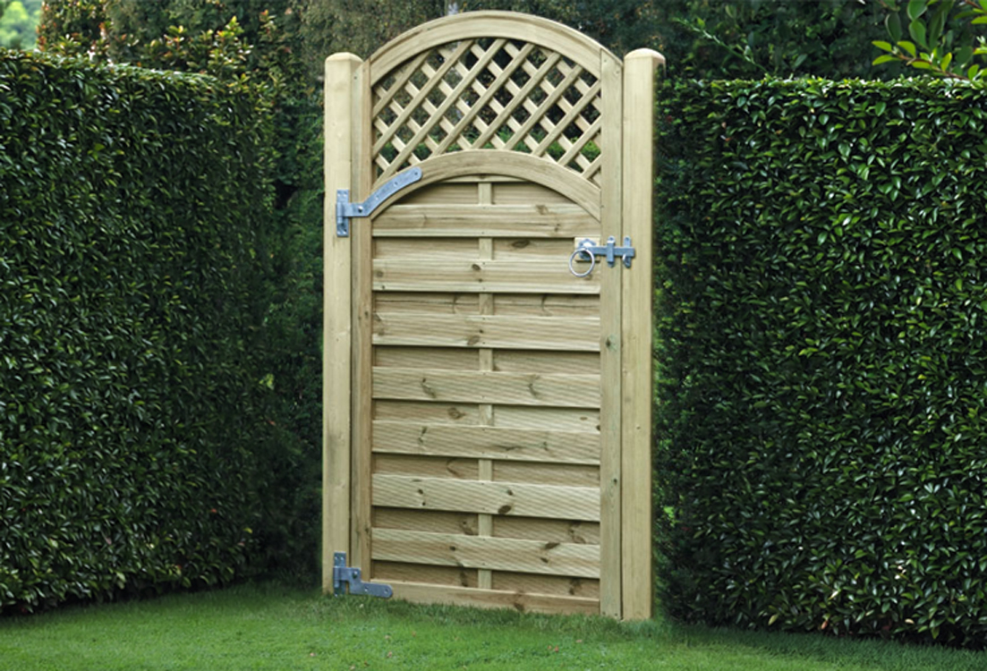 Arched Lattice Top Gate