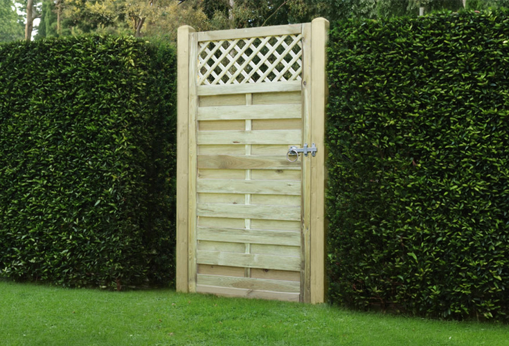 Horizontal Lattice Top Gate