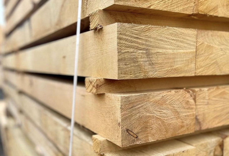 Oak Sleepers - 2.4m x 250x125mm