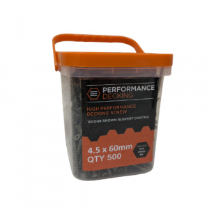 Brown Decking Screws - 4.5 x 60mm (x500)