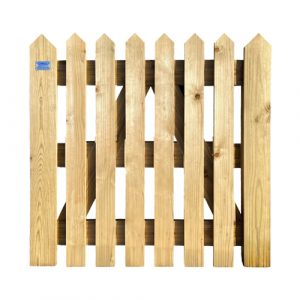 Pointed Top Picket Gates