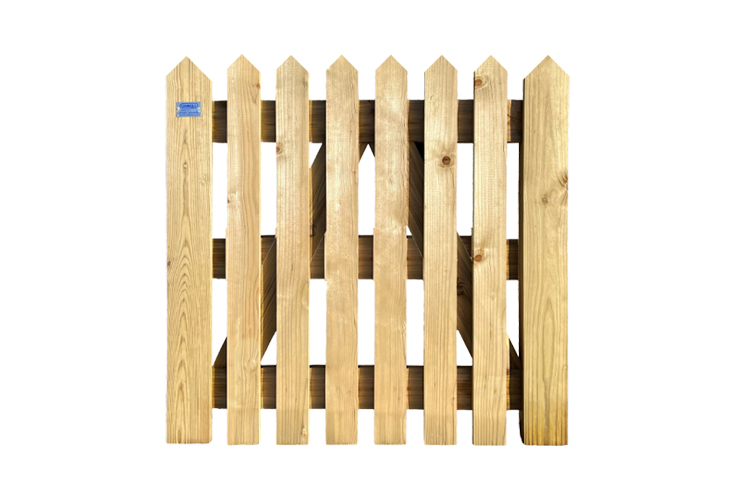 Pointed Top Picket Gates
