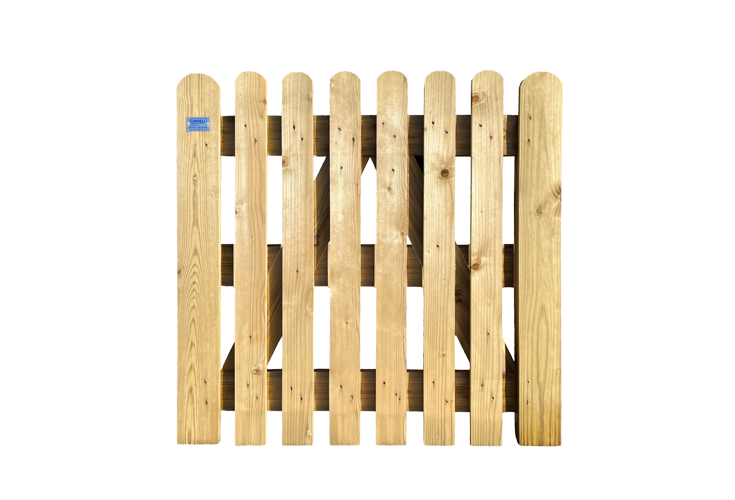 Round Top Picket Gates