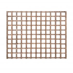 6ft x 5ft Brown Trellis Panel