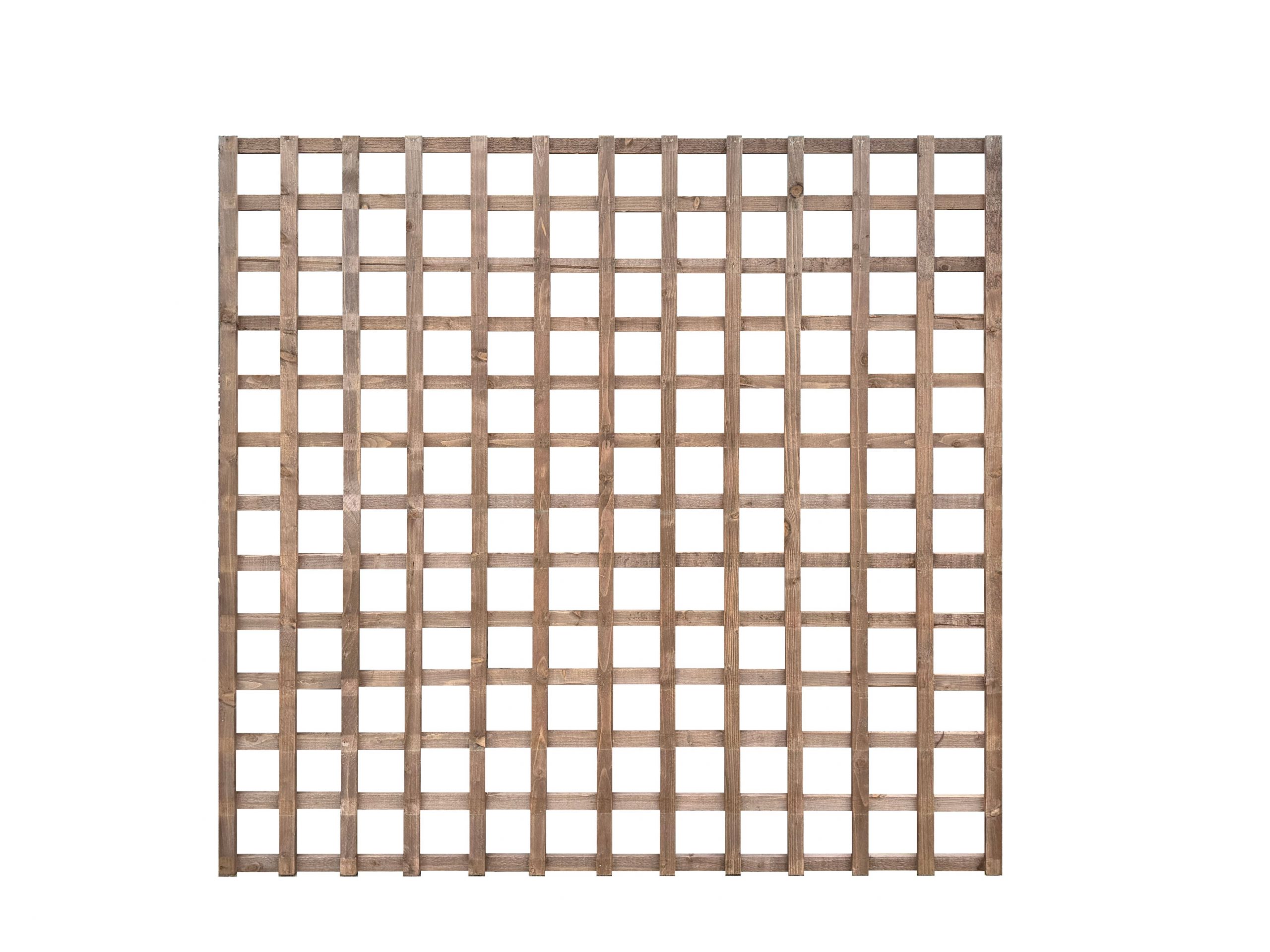 6ft x 6ft Brown Trellis Panel