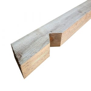1.8m x 125x75mm Twice Notched Posts