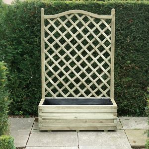KDM Timber Garden Planter with Trellis