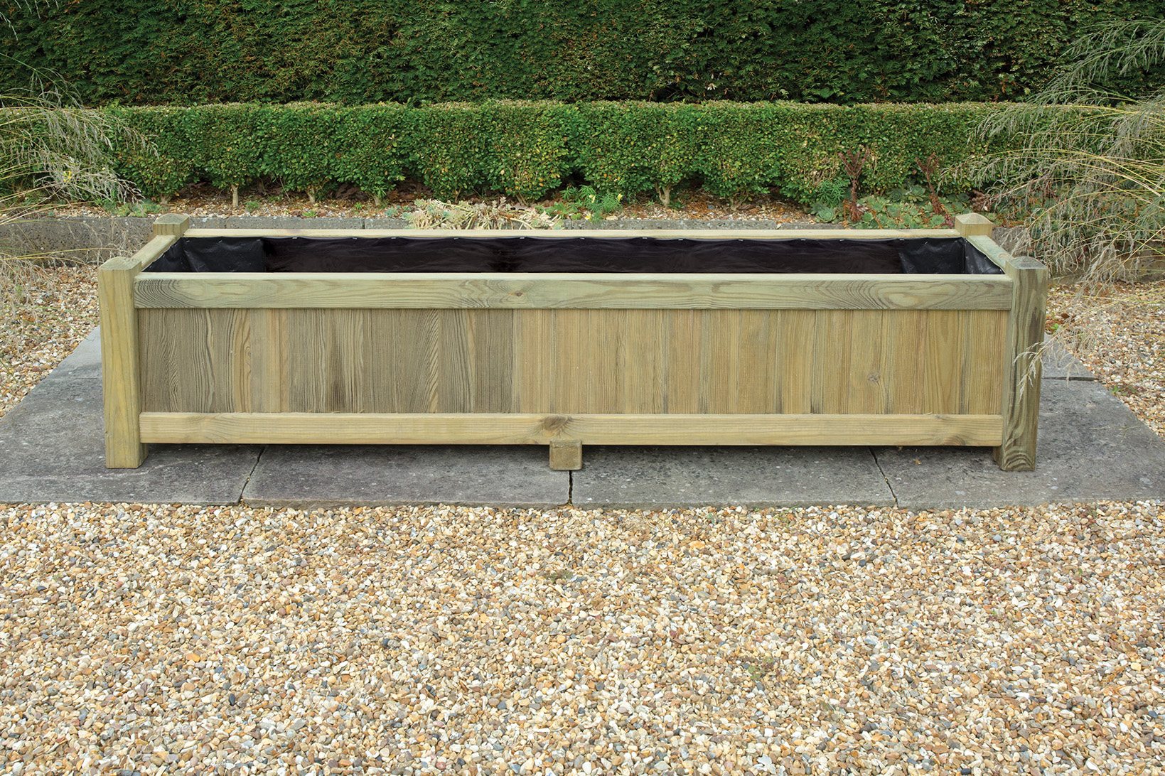 KDM 1.8m Long Rectangular Timber Planter