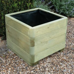 KDM Smooth Square Timber Planter