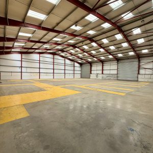 Industrial unit interior in Silverstone