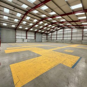 Industrial unit interior in Silverstone