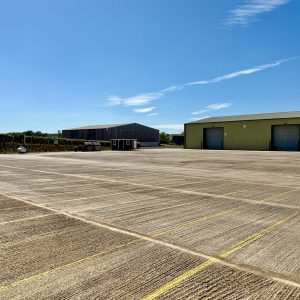 Industrial unit yard in Silverstone