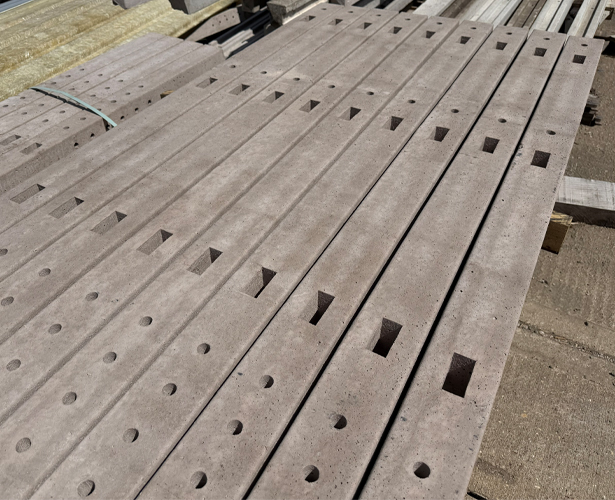 Concrete Post 3x Morticed Intermediate