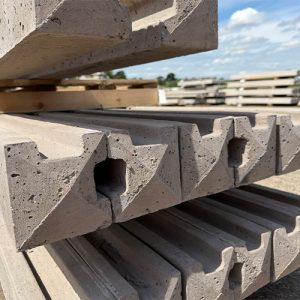Slotted Concrete Corner Posts