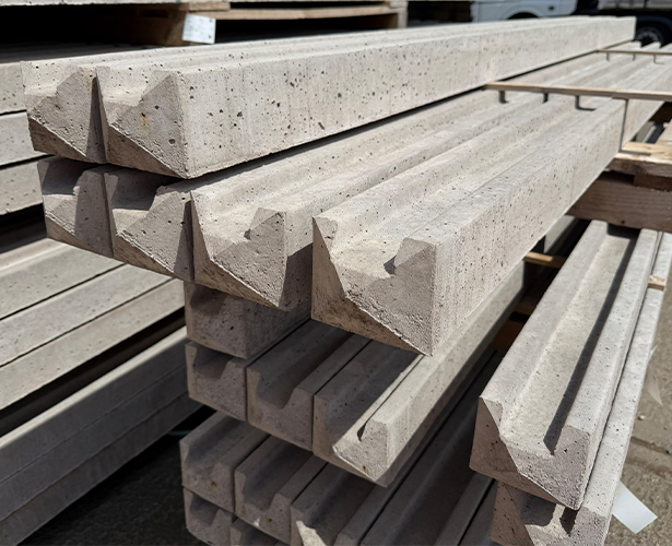 Slotted Concrete End Posts