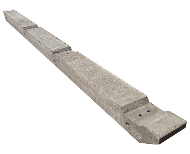 Concrete 3x Recessed Posts