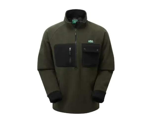 Ridgeline Igloo II Bush Shirt Olive & Black Front