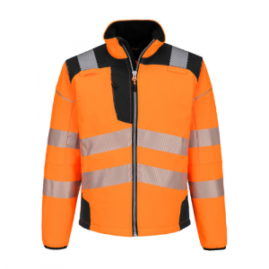 Portwest High Vis Softshell Jacket Front