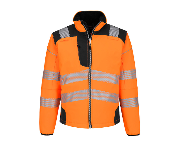Portwest High Vis Softshell Jacket Front