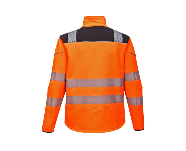 Portwest High Vis Softshell Jacket Rear