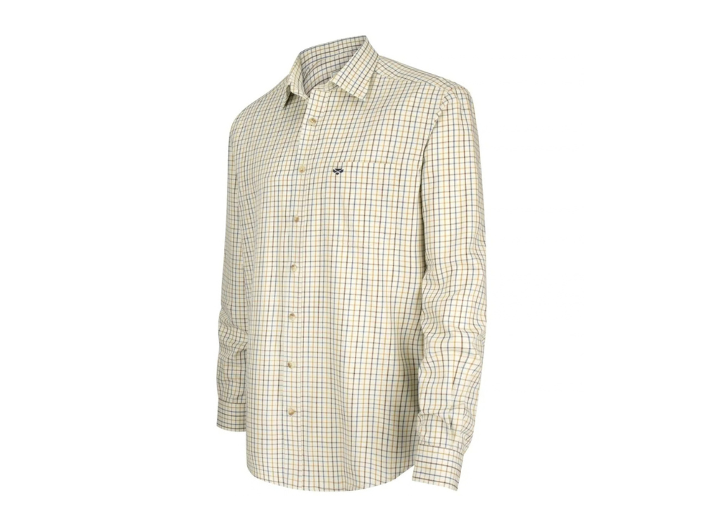 Brown/gold/navy Hoggs of Fife Inverness Shirt