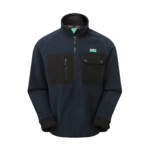 Igloo II bush shirt Navy and Black Front
