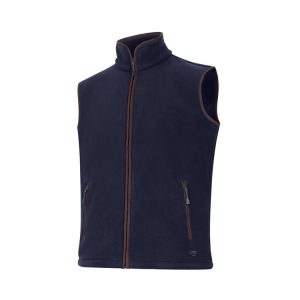 Woodhall Fleece Gilet in Navy