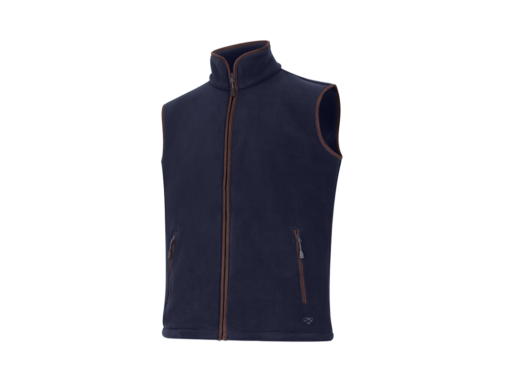Woodhall Fleece Gilet in Navy