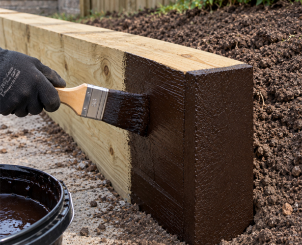 Walther Strong HD Timber Coating application