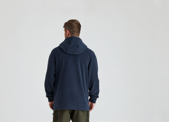 Ridgeline Ballistic Fleece Hoodie | Navy - Image 4