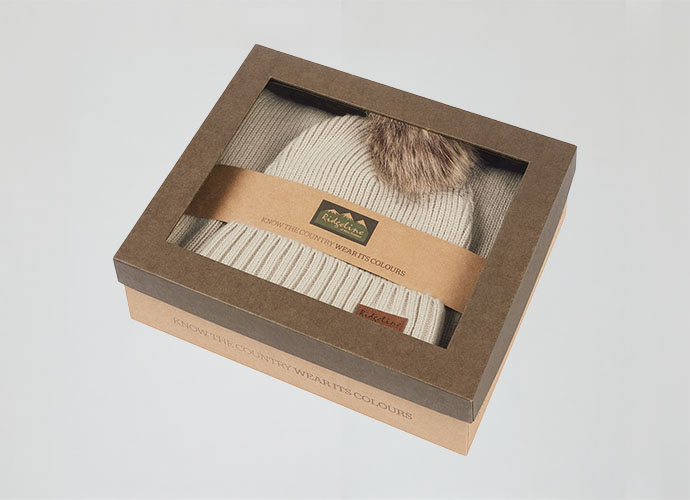 Baltic Hat and Scarf Set Sand
