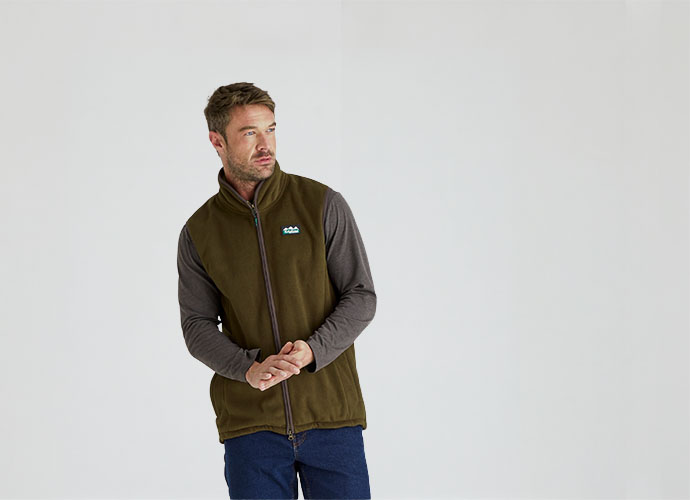 Kodiak Fleece Gilet Moody Teak