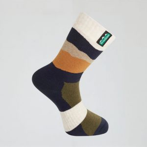 Merino Wool Socks Navy Stripe