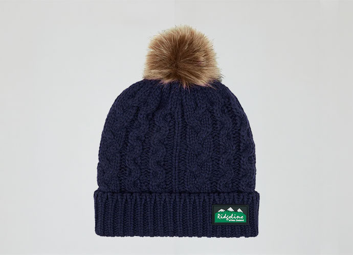 Nordic Bobble Hat Navy